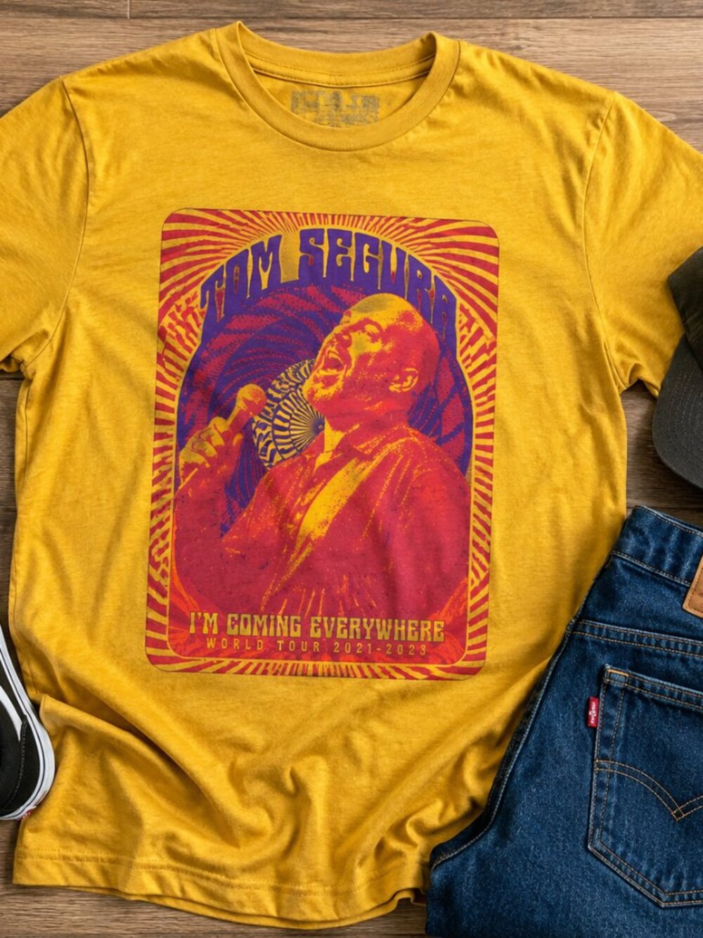 Tom Segura Tour Shirt Large YMH Studios Podcast Comedy Graphic Tee